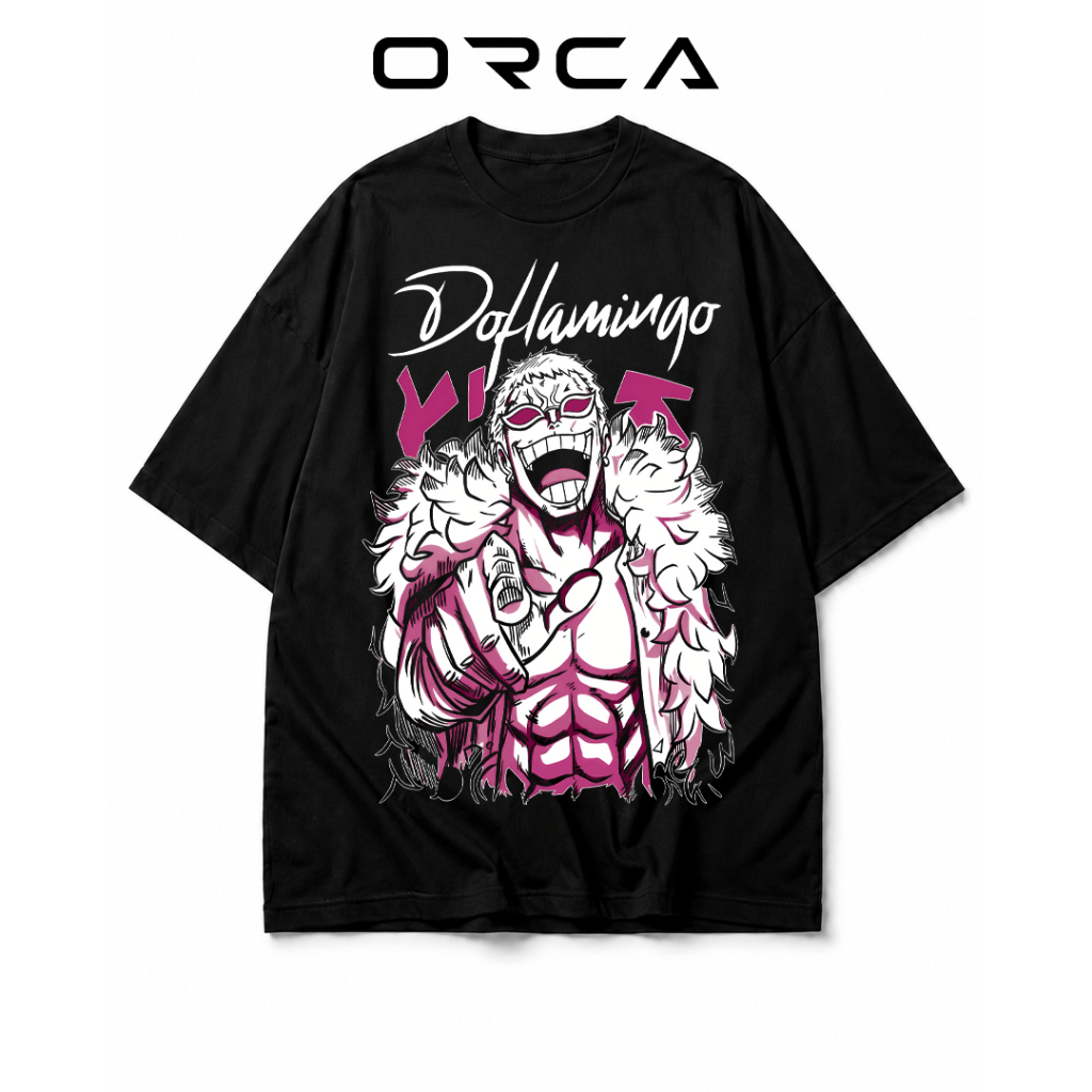 Áo thun Orca in hình Donquixote Doflamingo One Piece - Vải Cotton cao cấp - ORCA1356