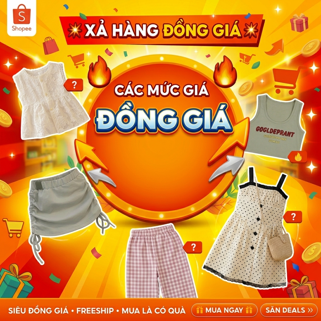 [ XẢ KHO ] ĐỒNG GIÁ, XẢ KHO QUẦN ÁO, ĐỒ BỘ BÉ GÁI 10-28kg Luna Kids