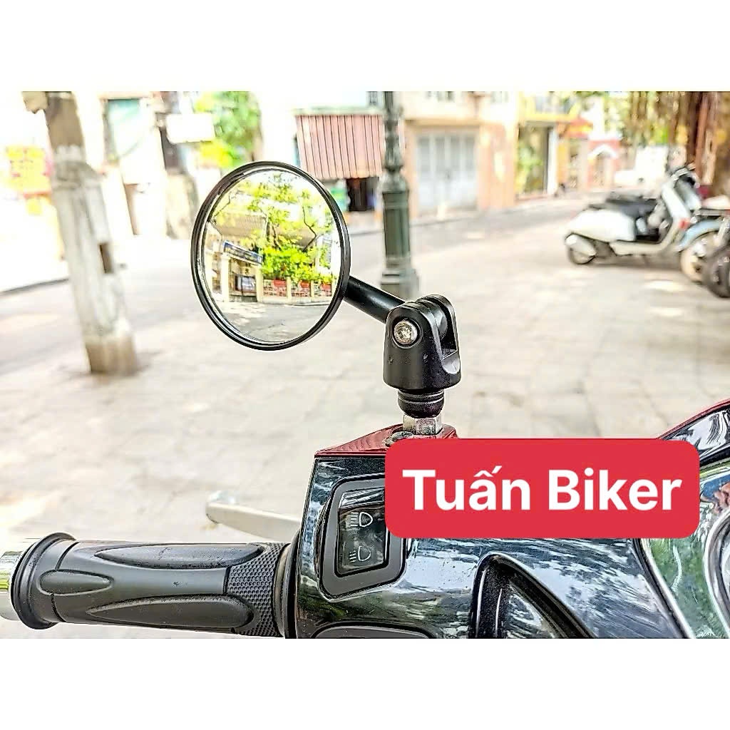 Gương Tròn Classic Gắn Chân Gương Xe Máy Hàng Đẹp