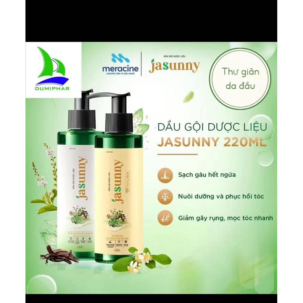 Dầu gội Jasunny hương bưởi - chai 220 mL