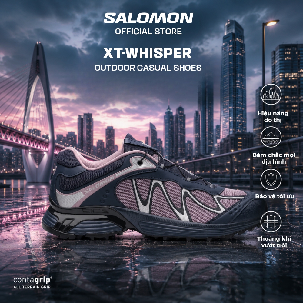 Salomon XT-Whisper Giày Thể Thao Nam Nữ Unisex Nirvana / Blue Nights L47878500
