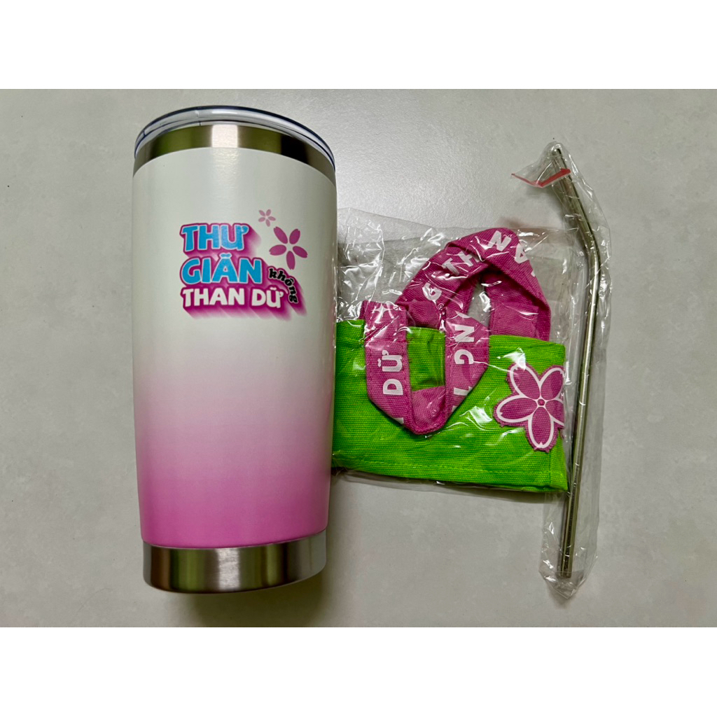 Ly giữ nhiệt Familymart - Thư giãn không than dữ