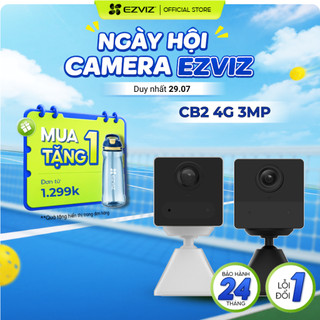 Camera EZVIZ CB2 Sử Dụng Sim 4G, Không Dây Pin Sạc 2000 mAh, Đầu Sạc Type-C