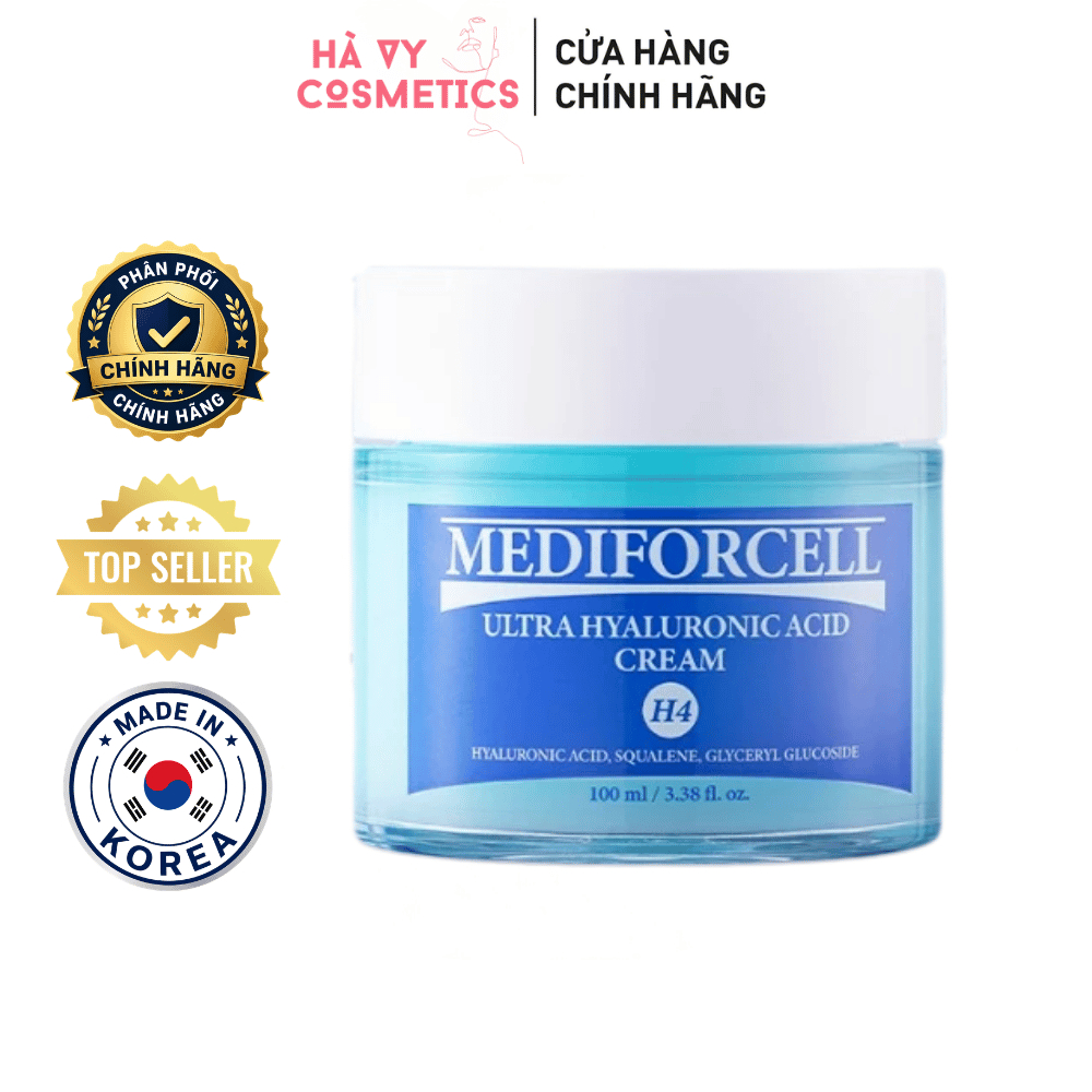Kem Dưỡng Ẩm Sâu & Phục Hồi Da Mediforcell Ultra Hyaluronic Acid Cream 100ml