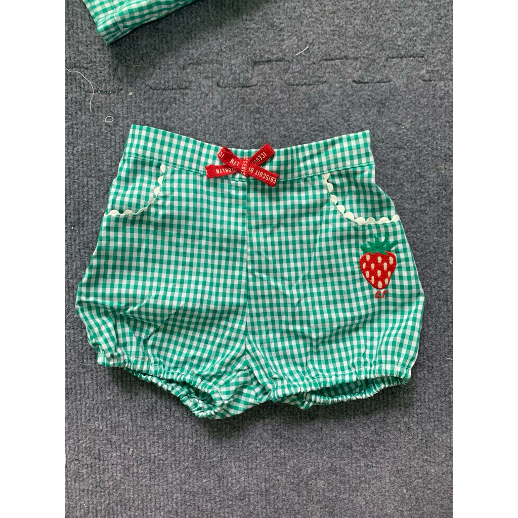 quần đùi bé gái bebe de pino xuất Hàn vnxk chất thô size 85-90-100