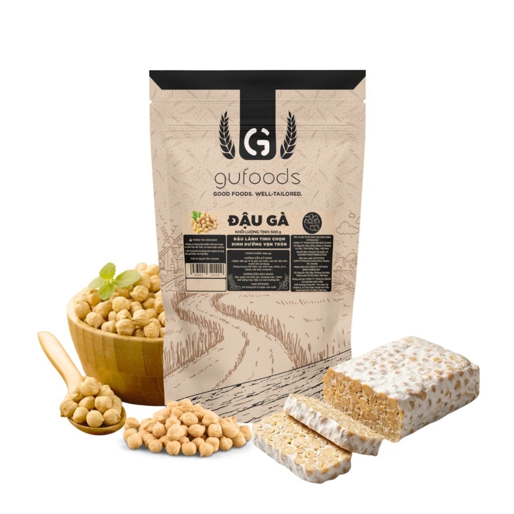 ĐẬU GÀ canada Gufoods ăn chay, ăn kiêng_500gr
