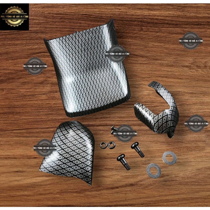 [Tặng Kèm Ốc] Ốp Dè Sau + Xi Nhan Trước CARBON FIBER Lắp Dream 100cc 110cc, Dream Lùn, Dream Thái