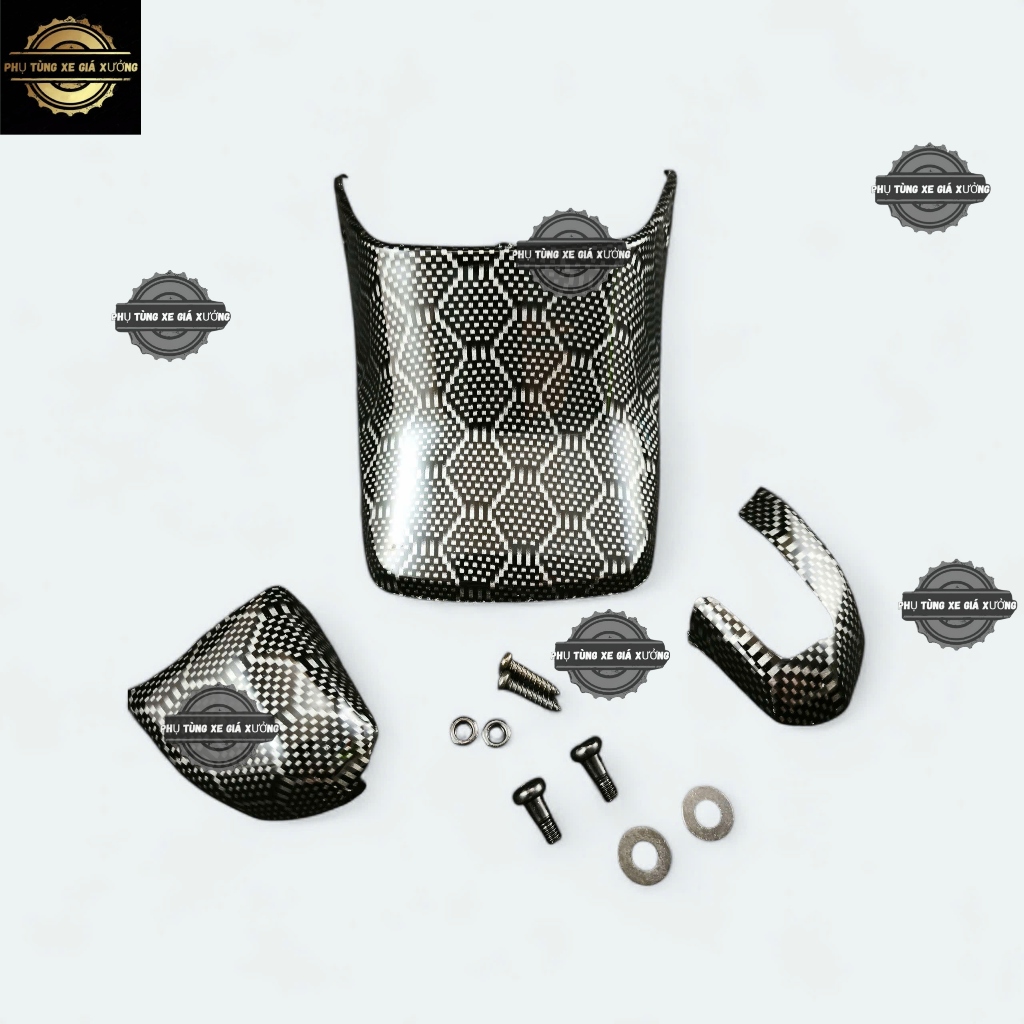 Ốp Dè Sau + Xi Nhan Trước [Tặng Kèm Ốc] CARBON FIBER Lắp Dream 100cc 110cc, Dream Lùn, Dream Thái