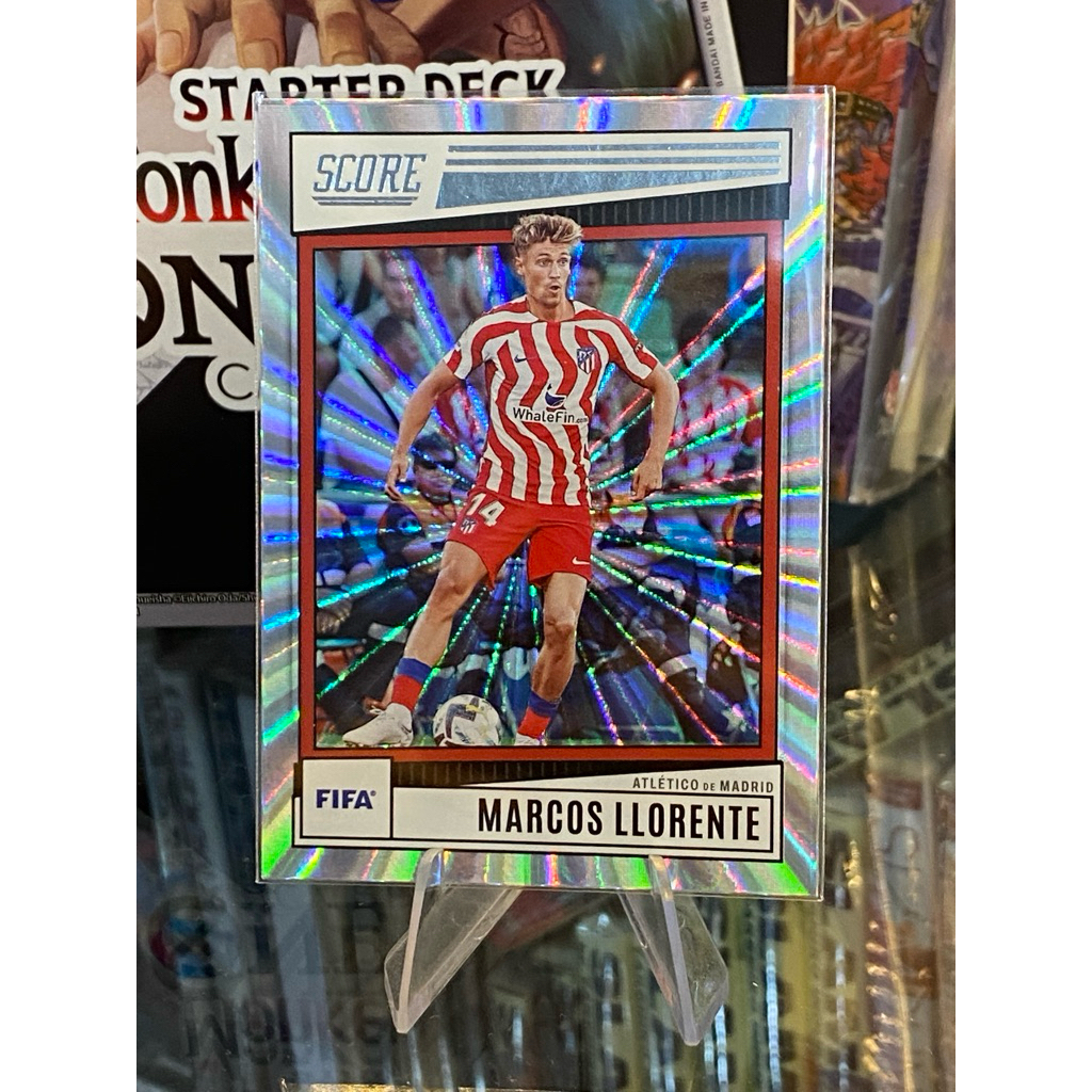 [NHÀ VÔ ĐỊCH WORLD CUP 2026] Thẻ Cầu Thủ Marcos Llorente Panini Score 2022-23 Atletico Madrid Foil Đ