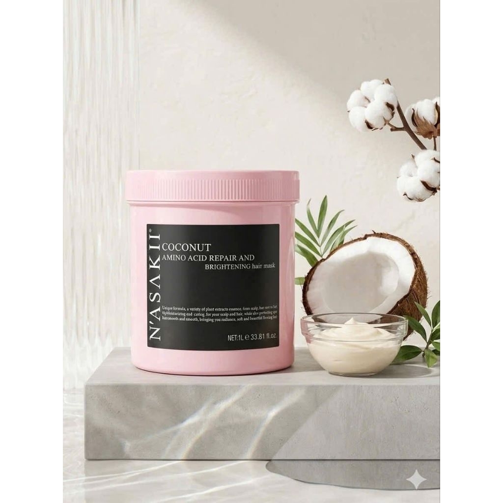 (Chính Hãng) hấp ủ tóc NASAKII 1000ml phục hồi hư tổn siêu mượt