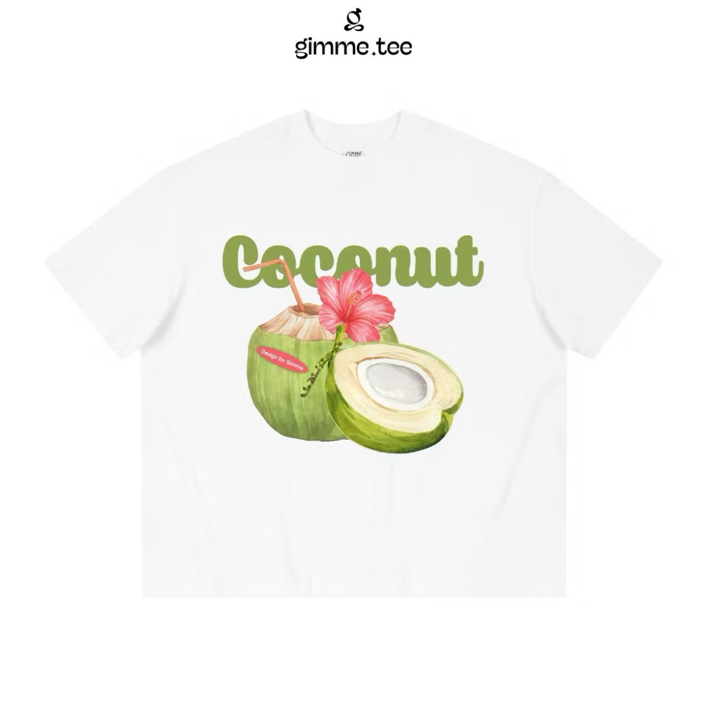 PASS ÁO THUN GIMME COCONUT SIZE L (ảnh thật)