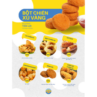 1kg bột chiên xù vàng_đa năng tiện lợi-dễ dàng chế biến_mầu vàng đẹp mắt
