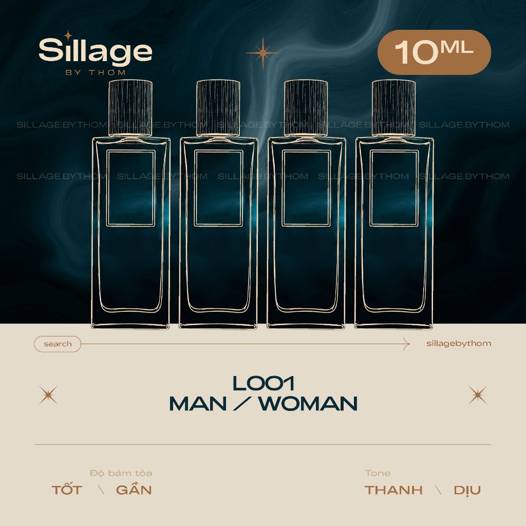001 WOMAN MAN EDT EDP | Mẫu thử nước hoa unisex