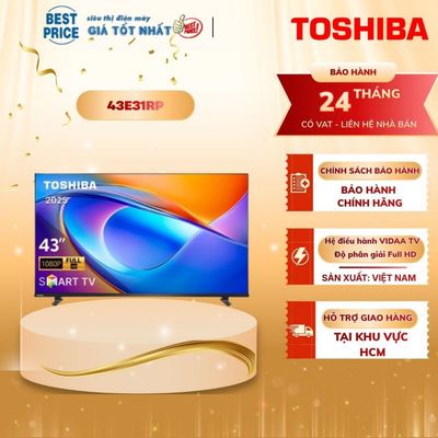 43E31RP | Smart Tivi Toshiba Full HD 43 inch 43E31RP - Hàng chính hãng