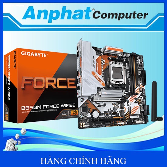 Bo Mạch Chủ Mainboard Gigabyte B850M FORCE WIFI6E Socket AM5 - Hàng Chính Hãng