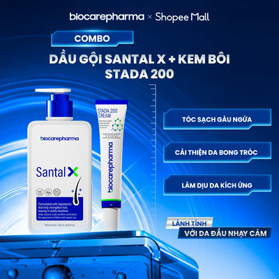 Combo kem và dầu gội hỗ trợ sạch gàu phiên bản mới | Biocarepharma.