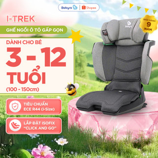Ghế Ngồi Ô Tô Cho Bé BABYRO I-TREK 3-12 Tuổi Lắp Đặt ISOFIX, Chuẩn ECE-R129 Có Thể Gấp Gọn