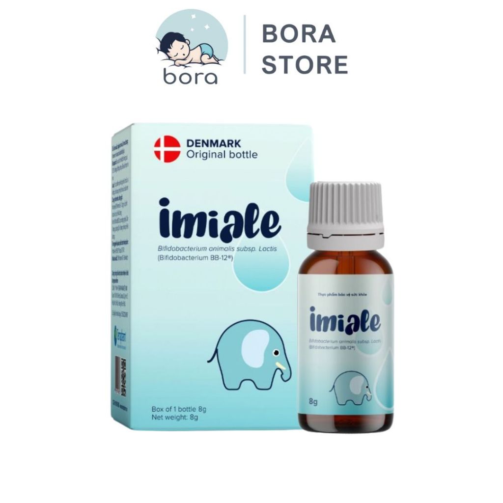 Men vi sinh Imiale Đan Mạch hỗ trợ cải thiện hệ tiêu hóa, tăng sức đề kháng cho bé - 8ml