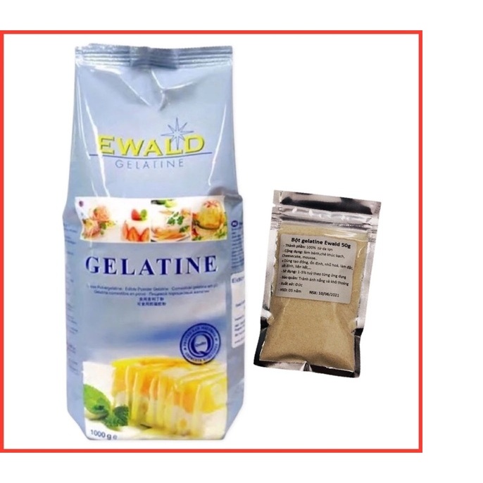 Bột gelatine Ewald - Đức