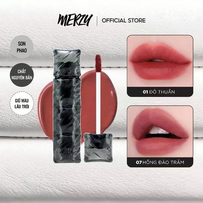 [Livestream] Son Kem Lì Merzy Puffer Velvet Tint 3.7g