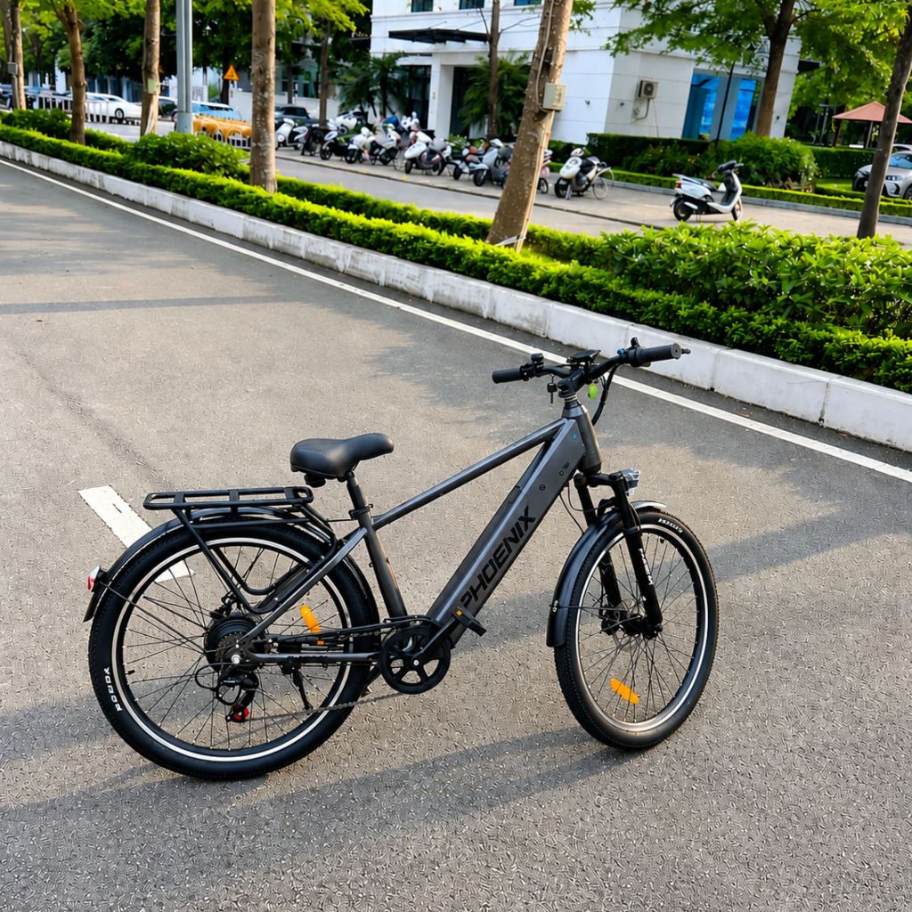 Xe Đạp Trợ Lực Điện Phoenix A9 Pro Men Ver 2 – Động Cơ 400W | Pin Lithium 36V15Ah Tháo Rời