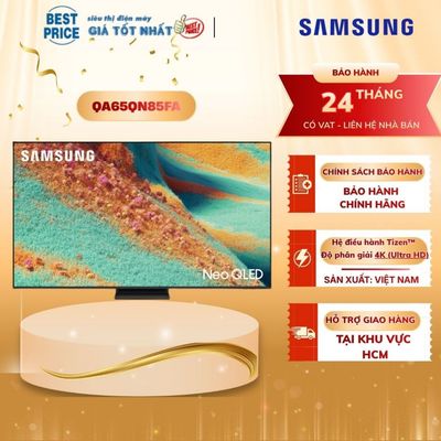 Smart Tivi Samsung Neo QLED 65 inch QA65QN85FA 4K HDR+, Dolby Atmos, AI Gen2, model 2025
