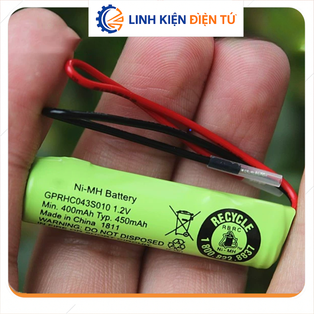 [Linh Kiện Điện Tử][G81] Pin Sạc 1.2V 450mA