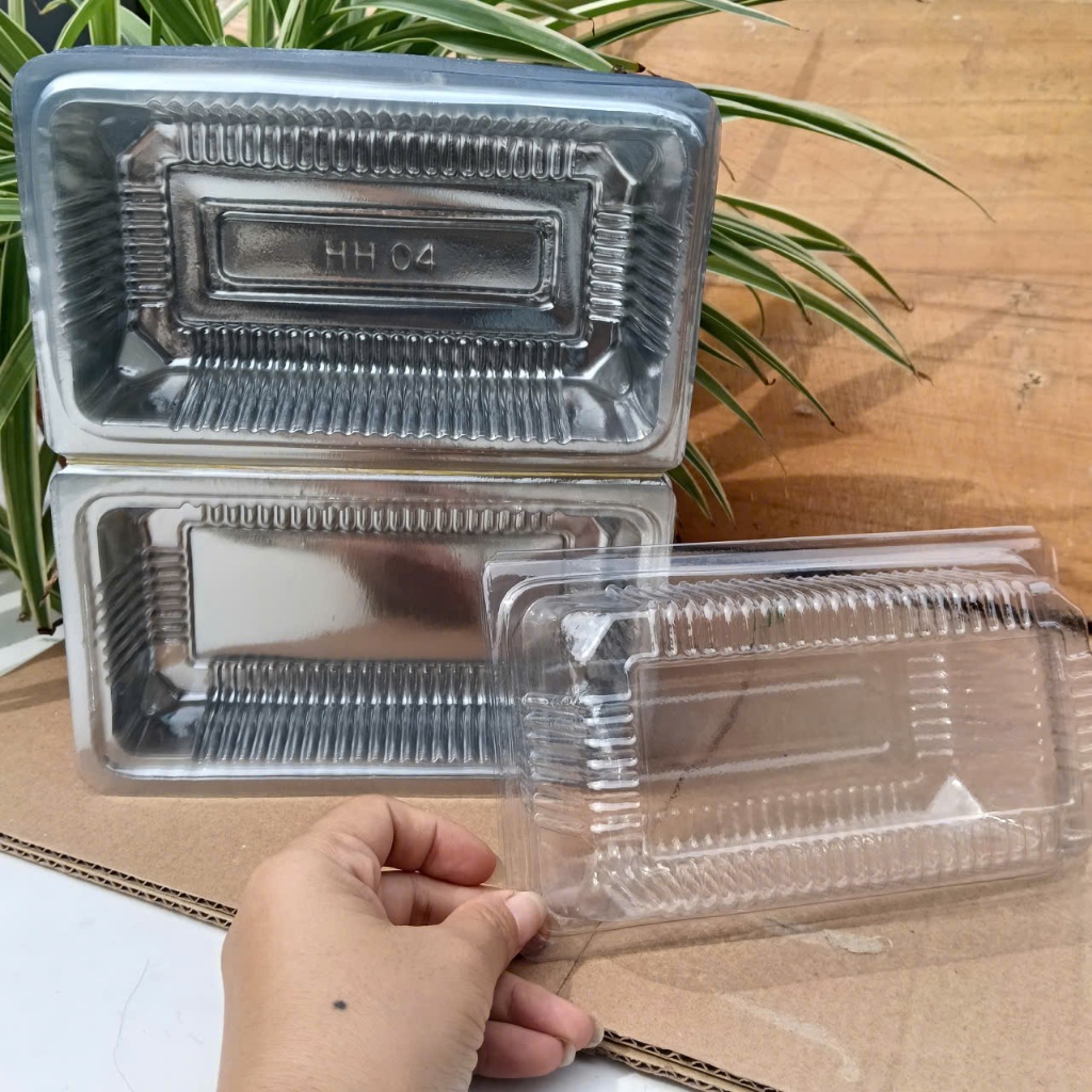 BAO 1200 chiếc( H04 TO)- 2000 chiếc( H04 BÉ) hộp nhựa trong  đựng thức ăn , bánh ngọt, hoa quả, su k