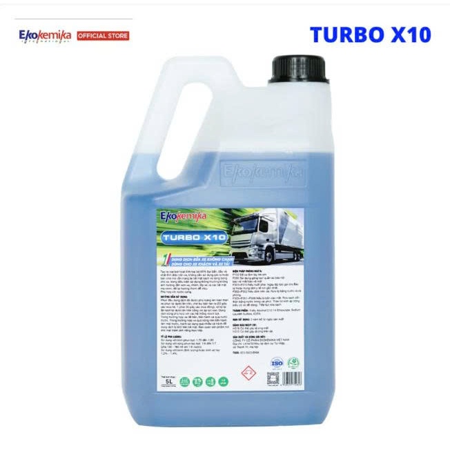 Nước Rửa Xe Không Chạm Ekokemika Bio 20,25,30,35,45,Turbo X10 Turbo X12 Thương Hiệu Từ Ý chính hãng
