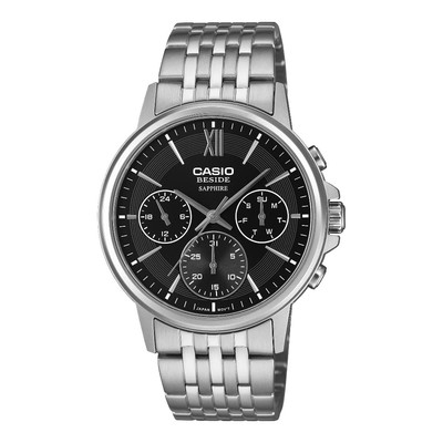 Đồng Hồ Nam Dây Thép Không Ghỉ Chính Hãng Casio BMS-300D-1AVDF