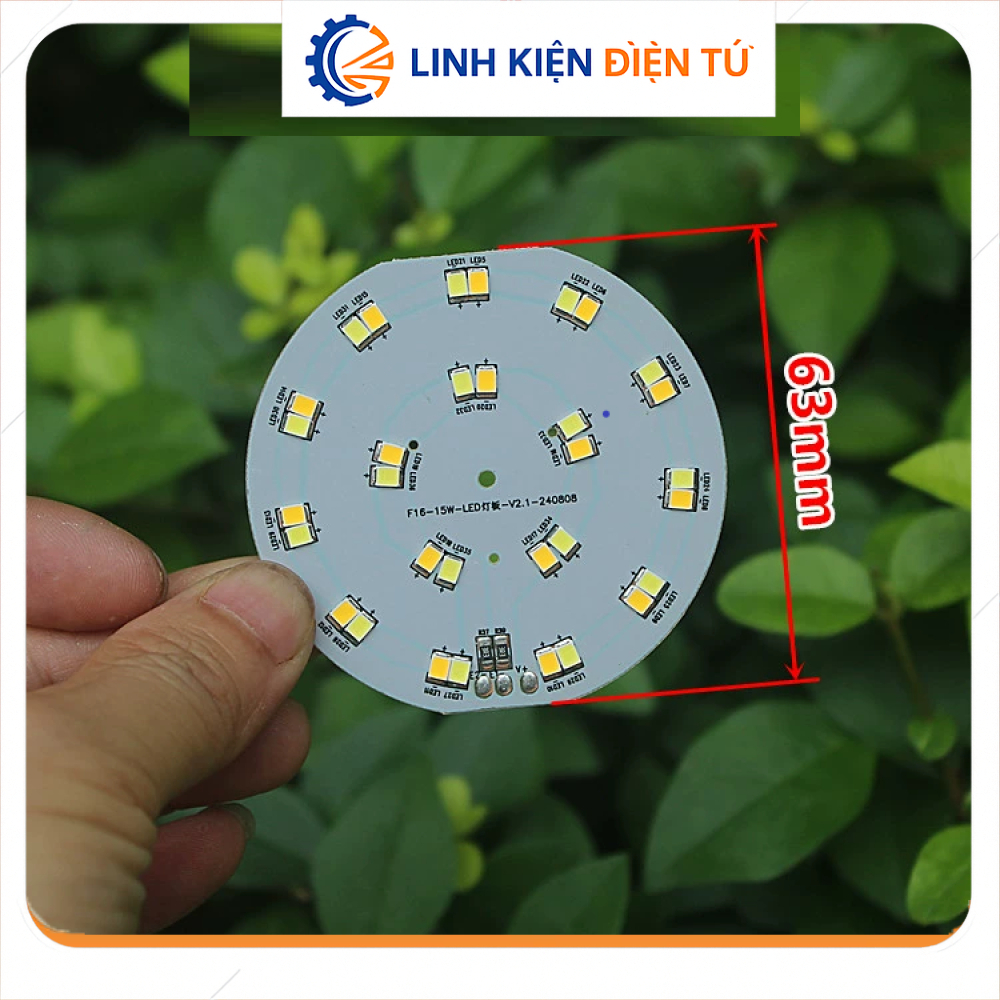 [Linh Kiện Điện Tử]G78] Bảng Đèn Led 2 Màu (Ánh Sáng Trắng + Ánh Sáng Ấm) 3V - 5V 3W