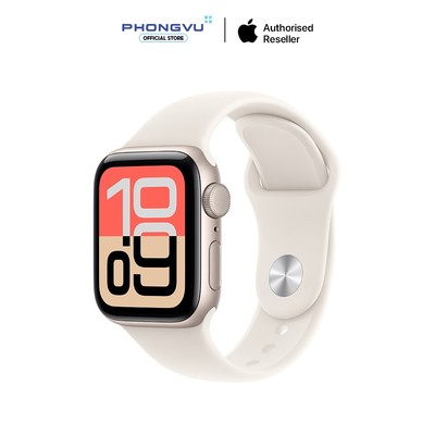 Đồng Hồ Thông Minh Apple Watch SE 3 GPS 40mm/44mm Vỏ Nhôm, Sport Band, Chống Nước 50m - BH 12 Tháng