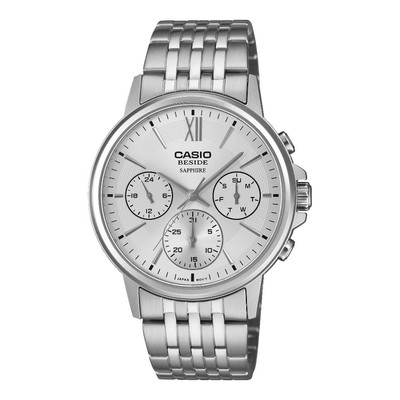Đồng Hồ Nam Dây Thép Không Ghỉ Chính Hãng Casio BMS-300D-7AVDF