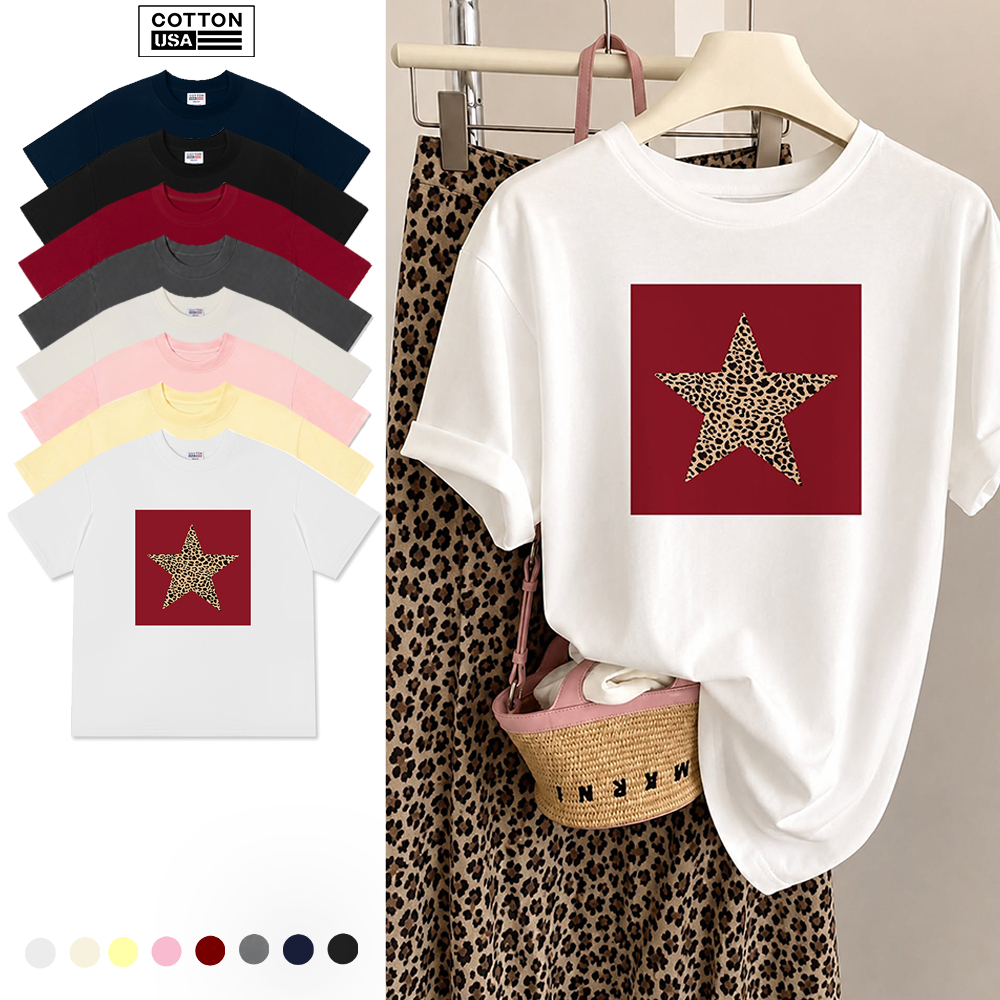 Áo Thun Relaxed Fit CottonUSA Vietnam "Urban Leopard Star" - PT0171PT