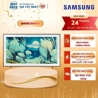 Smart Tivi Samsung Khung Tranh 55 inch QA55LS03FA 4K QLED, Art Mode, Model 2025