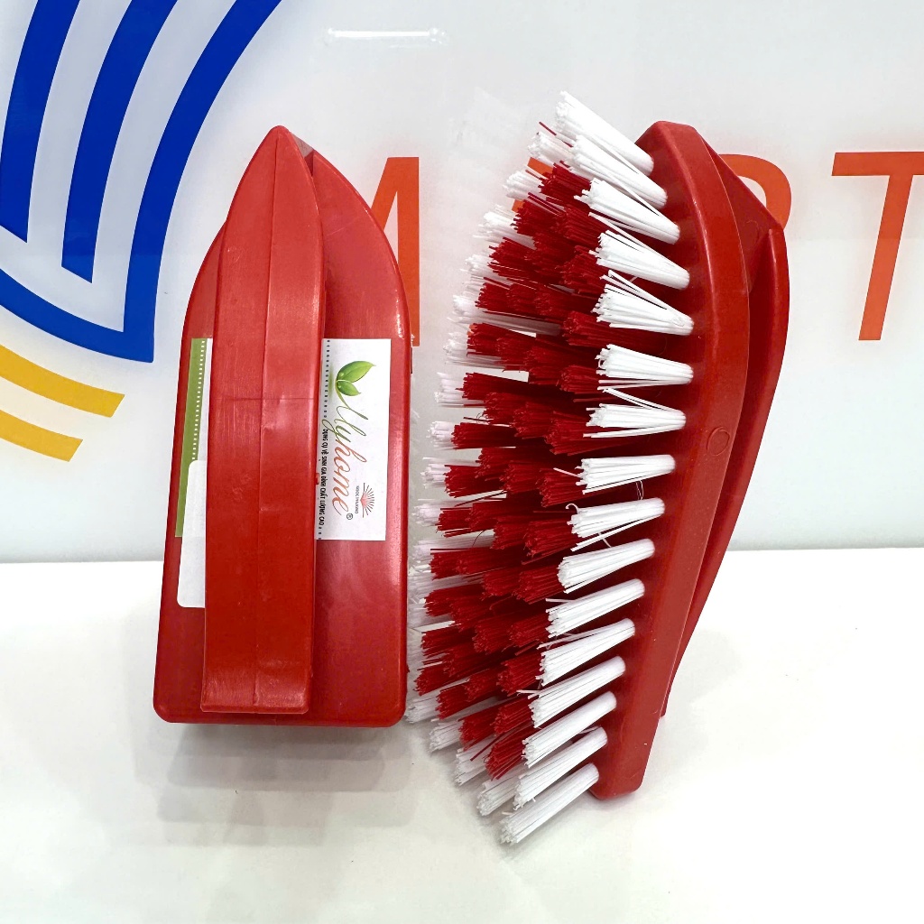 Bàn Chải Chà Sàn Có Tay Cầm 5x16cm MyHome Ngọc Phương NP7 Chà Rửa Toilet, Nhà tắm, Bồn rửa