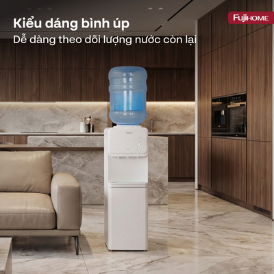 Cây nước nóng lạnh Fujihome WD91E - Thiết Kế 3 Vòi, Chip điện tử I BH 24 THÁNG