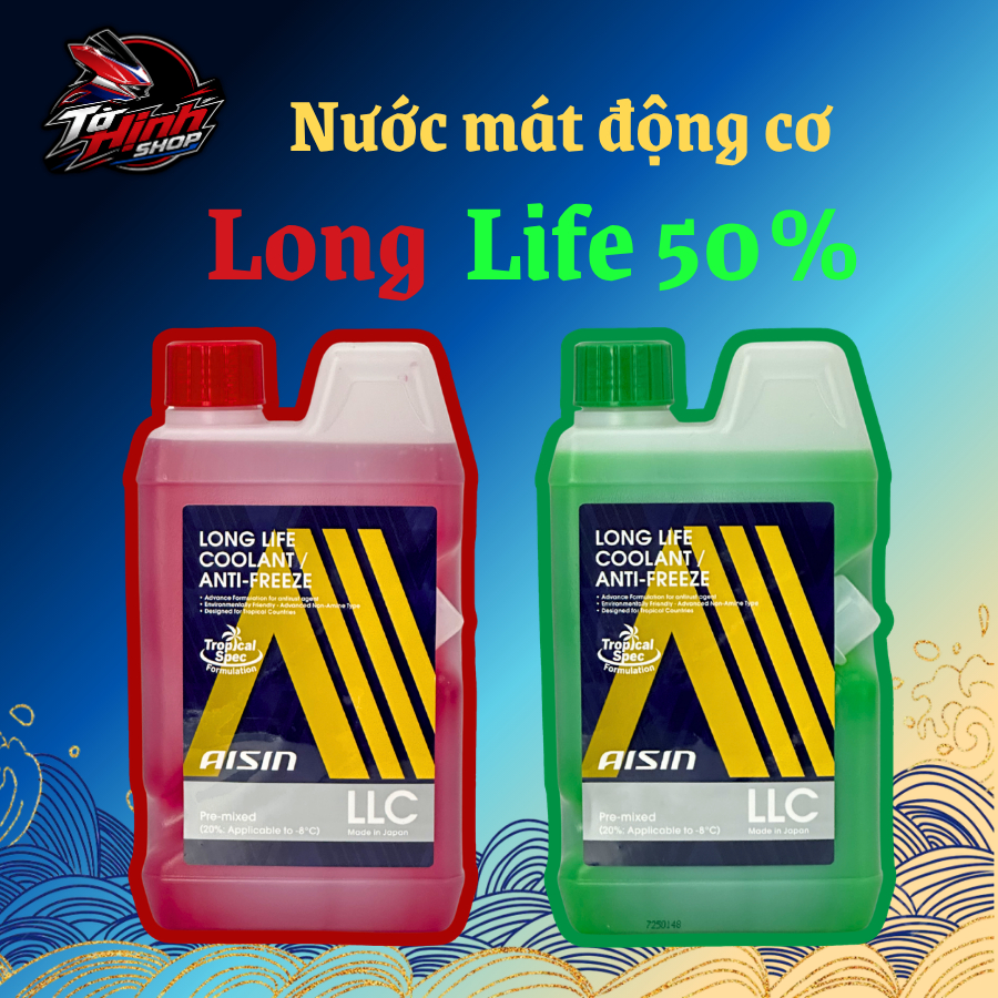 Nước mát động cơ Aisin Long Life Coolant (1L/4L)