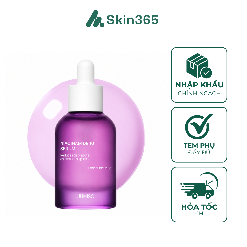 Tinh Chất Jumiso Niacinamide 10 Serum Kiểm Soát Dầu, Hỗ Trợ Mờ Thâm 40ml