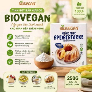 [Mẫu mới] Tinh bột bắp hữu cơ Ruf/BioVegan