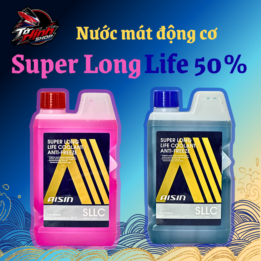 Nước mát động cơ Aisin Super Long Life Coolant (1L/4L)