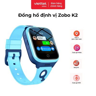 Đồng Hồ Định VỊ Zobo K2 | Màn Hình 1.4 inch IPS | Chống Nước Chuẩn IP67 | Pin 950mAh