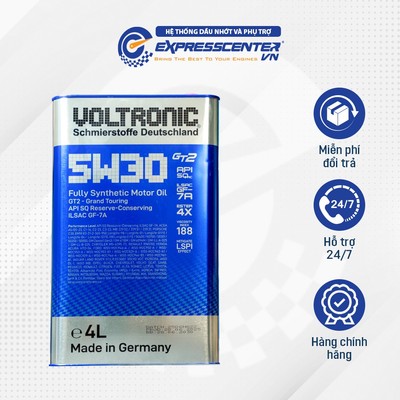 Dầu Nhớt Xe Oto Voltronic 5W30 GT2 Grand Touring 4L