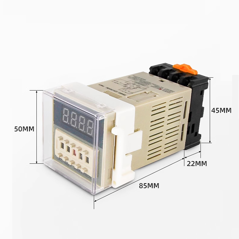 Timer Thời Gian Rơle Thời Gian DH48S-2Z-24V, DH48S-2Z-220V, DH48S-2Z-12V Timer điện tử 2 relay DH48S