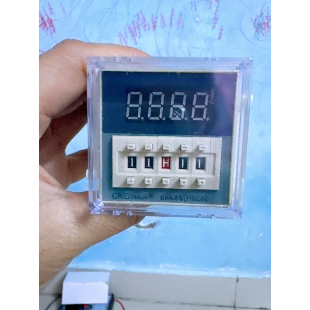 (Đã bao gồm đế) Timer Thời Gian Rơle Thời Gian DH48S-2Z-12V, DH48S-2Z-24V, DH48S-2Z-220V, Timer điện