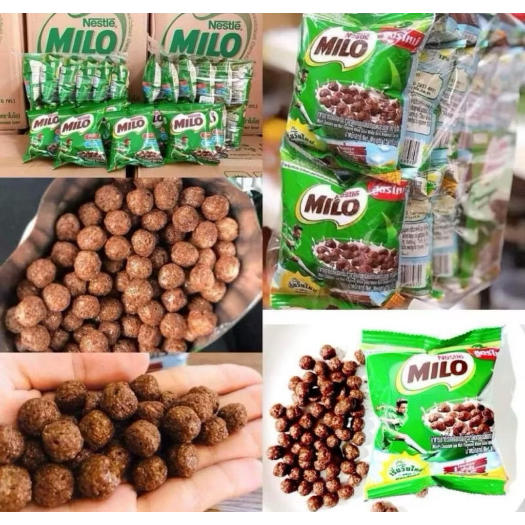 [Bịch 12 Gói ] Ngũ cốc Ăn Sáng MiLo Nestle Hàng Chuẩn Thái Lan, Bánh Ngũ Cốc Ăn Sáng Milo
