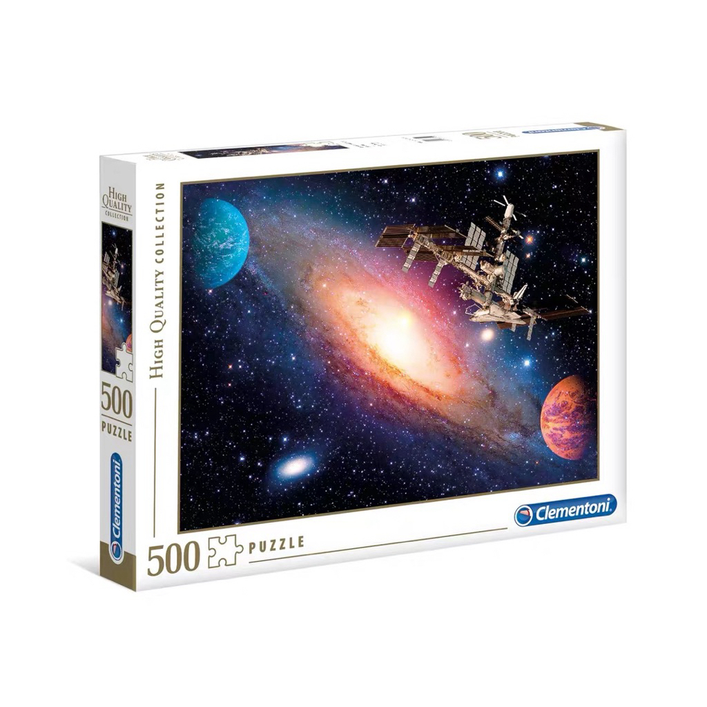 [HÀNG CÓ SẴN] CLEMENTONI PUZZLE 500pcs INTERNATIONAL SPACE STATION