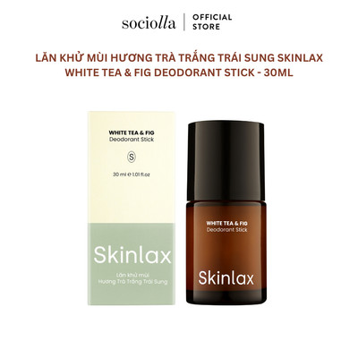 Lăn Khử Mùi Hương Trà Trắng Trái Sung Skinlax White Tea & Fig Deodorant Stick