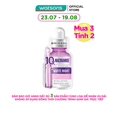 Mặt Nạ Dưỡng Sáng Da Rojukiss Niacinamide 10X Treatment Mask 24ml