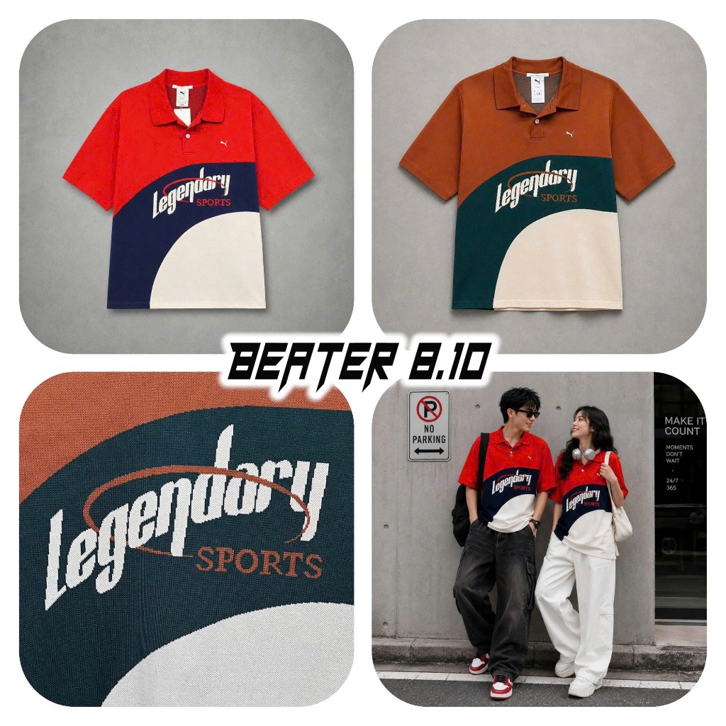 Áo Polo Puma Now Court Fierce Red - 63475090 | Beater 8.10